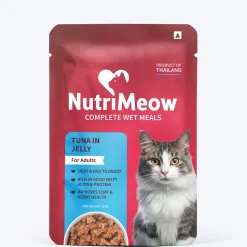 NutriMeow Tuna In Jelly Wet Food For Adult Cat - 80 gm