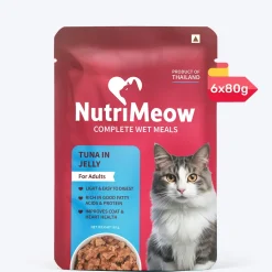 NutriMeow Tuna In Jelly Wet Food For Adult Cat - 80 gm