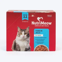 NutriMeow Tuna In Jelly Wet Food For Adult Cat - 80 gm