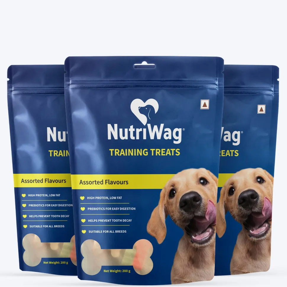 NutriWag Assorted Training Bites Treats For Dog - 200 gm