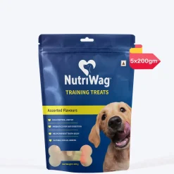 NutriWag Assorted Training Bites Treats For Dog - 200 gm