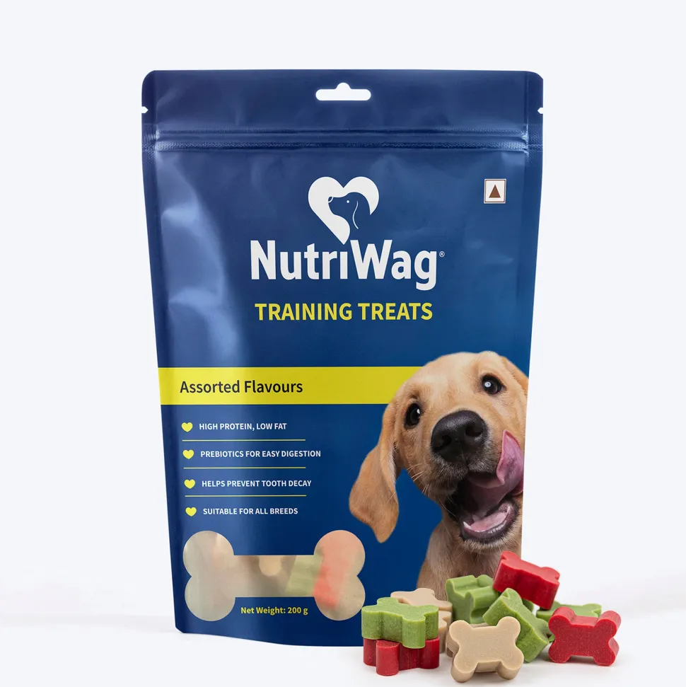 NutriWag Assorted Training Bites Treats For Dog - 200 gm