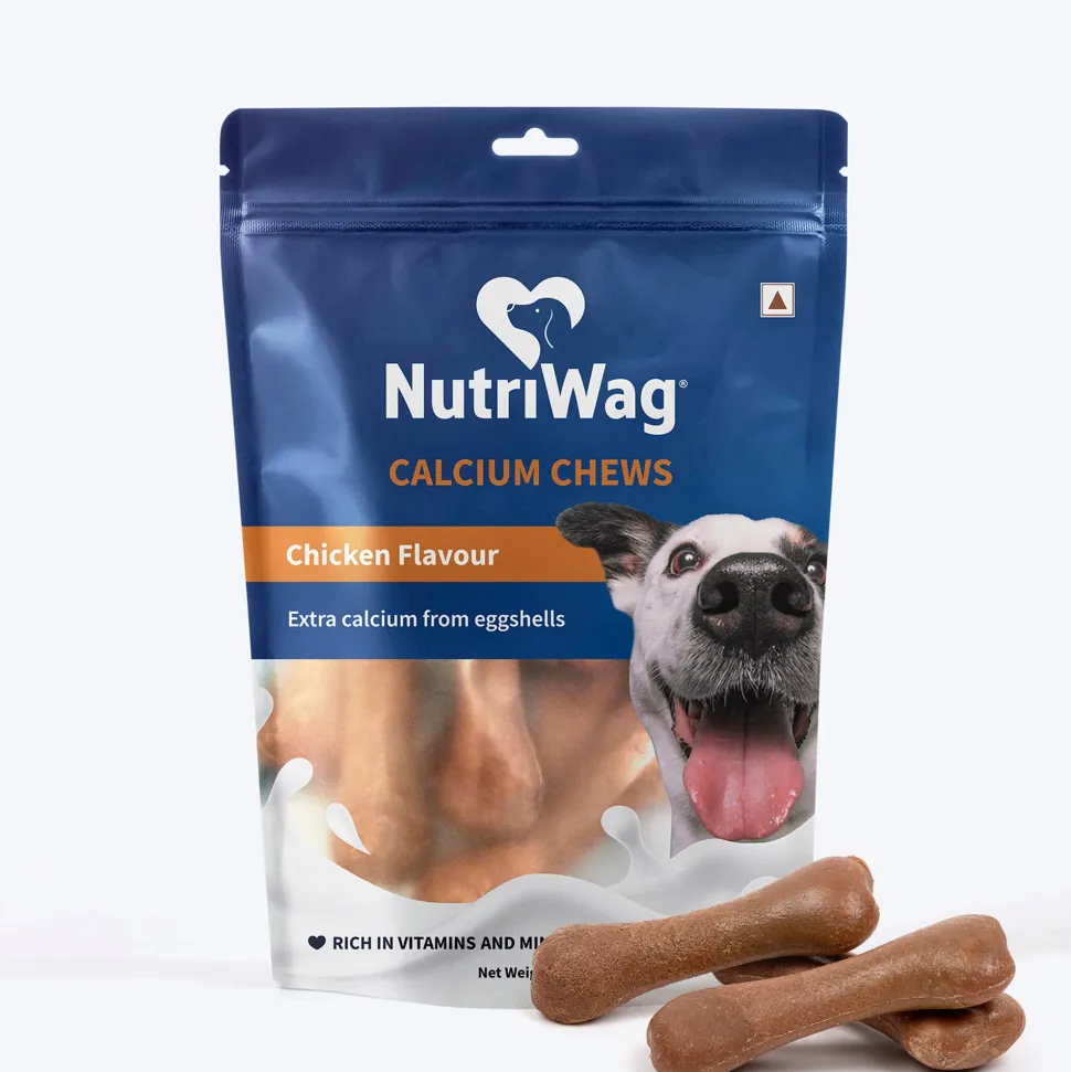 NutriWag Chicken Calcium Chew Bones Treats For Dog