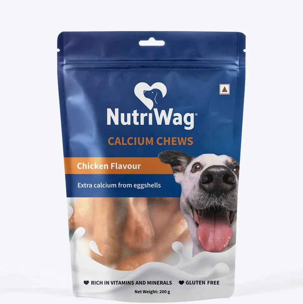 NutriWag Chicken Calcium Chew Bones Treats For Dog