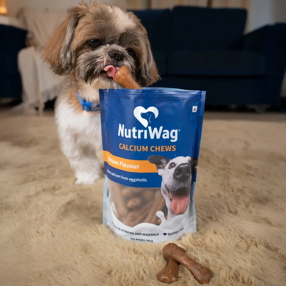 NutriWag Chicken Calcium Chew Bones Treats For Dog