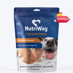 NutriWag Chicken Calcium Chew Bones Treats For Dog