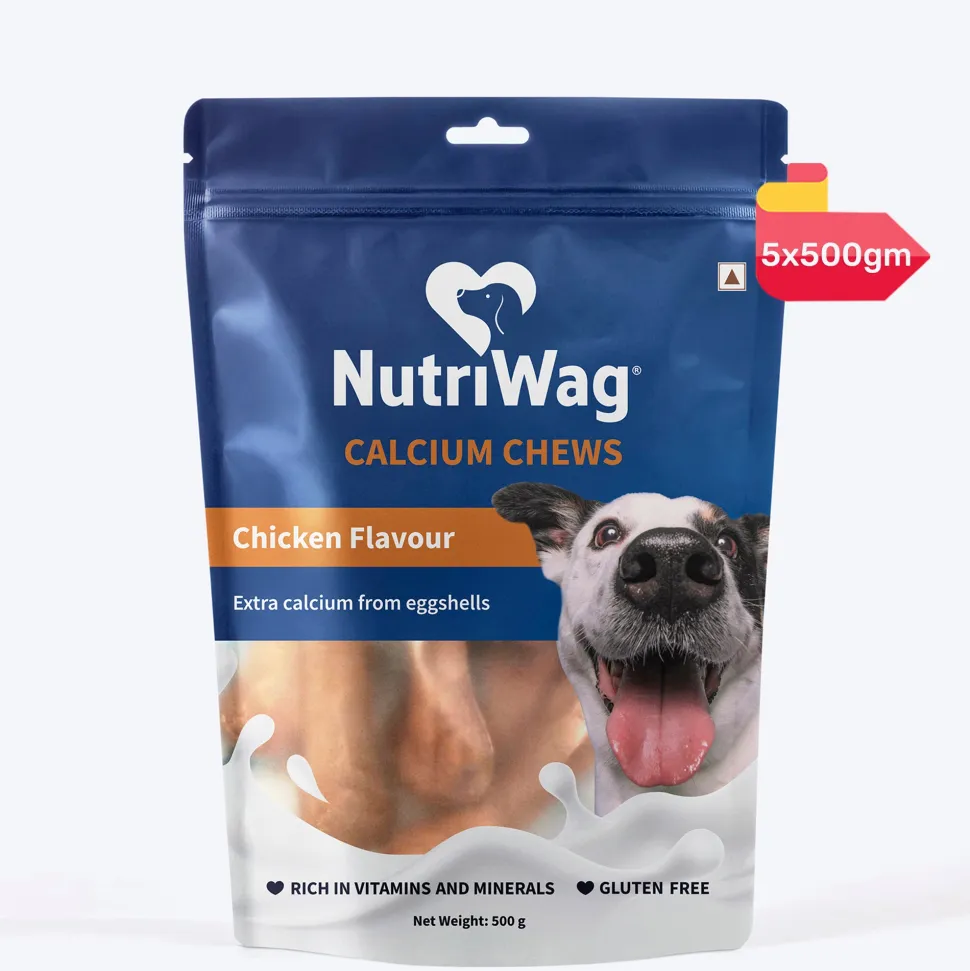 NutriWag Chicken Calcium Chew Bones Treats For Dog
