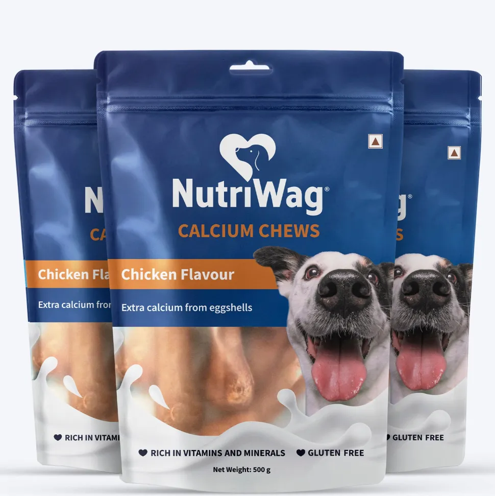 NutriWag Chicken Calcium Chew Bones Treats For Dog