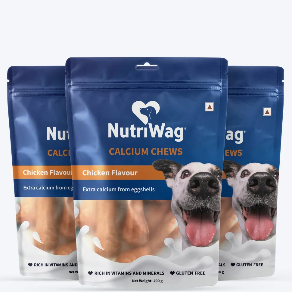 NutriWag Chicken Calcium Chew Bones Treats For Dog