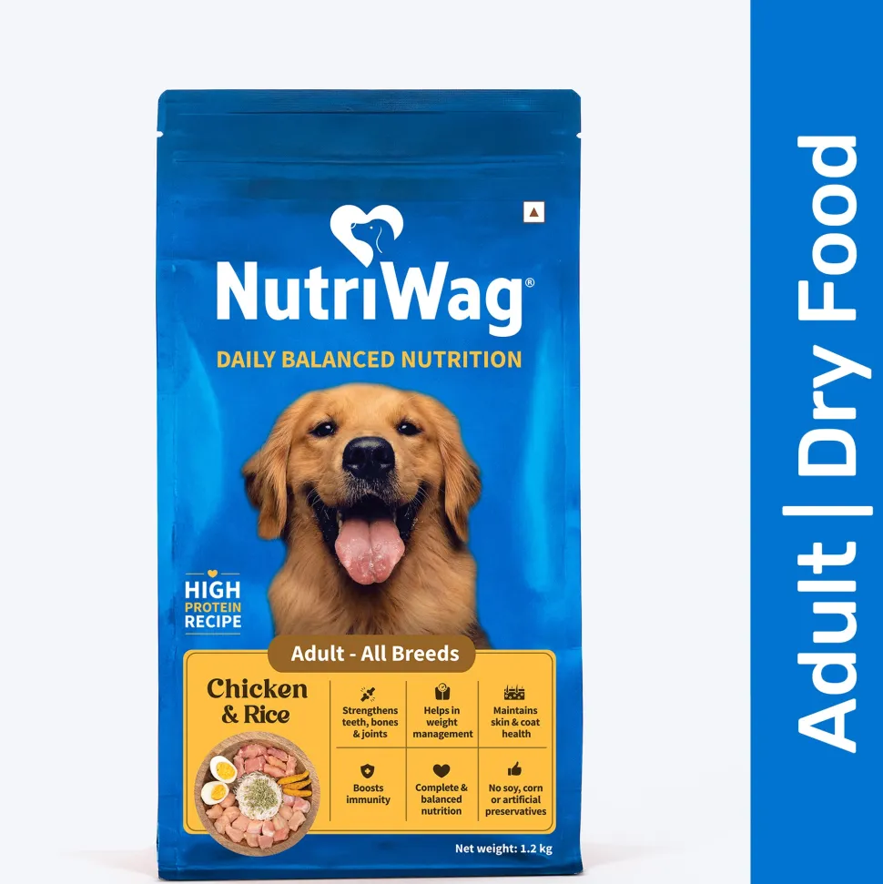 NutriWag Chicken & Rice Dry Food For Adult Dog