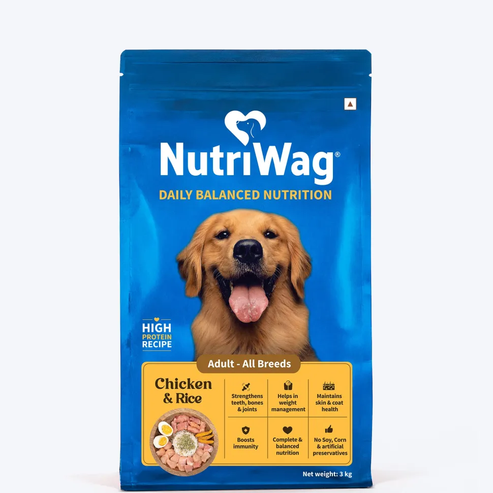 NutriWag Chicken & Rice Dry Food For Adult Dog
