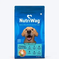 NutriWag Chicken, Tuna & Rice Dry Food For Puppy