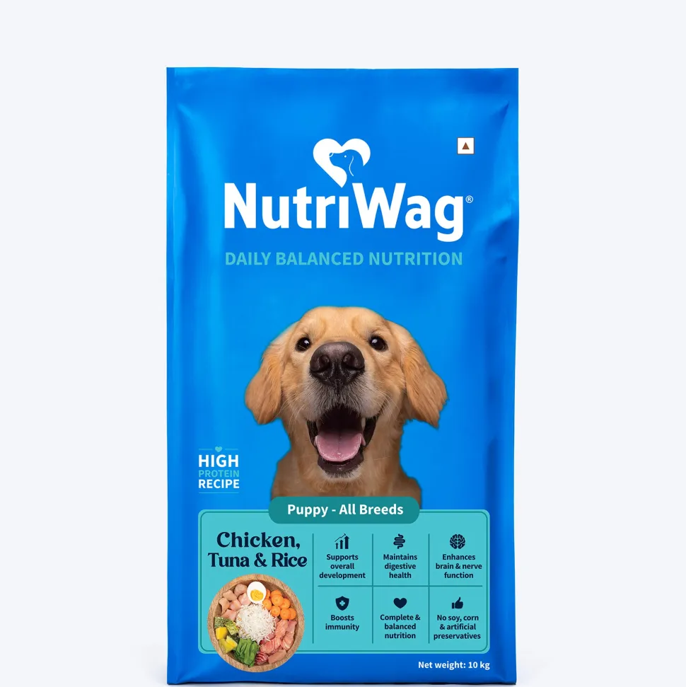 NutriWag Chicken, Tuna & Rice Dry Food For Puppy