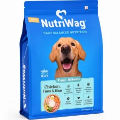 NutriWag Chicken, Tuna & Rice Dry Food For Puppy
