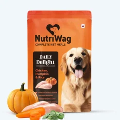 NutriWag Complete Wet Meals With Chicken, Rice & Pumpkin For Dog