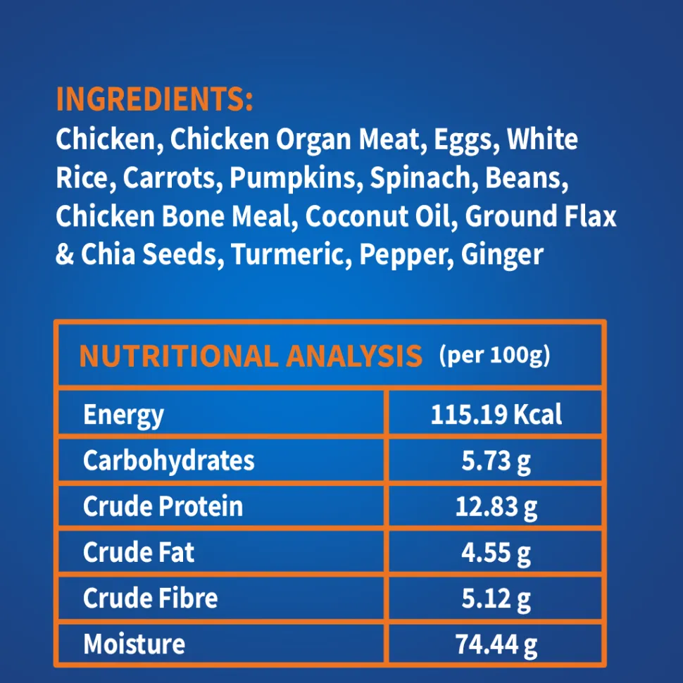 NutriWag Complete Wet Meals With Chicken, Rice & Pumpkin For Dog