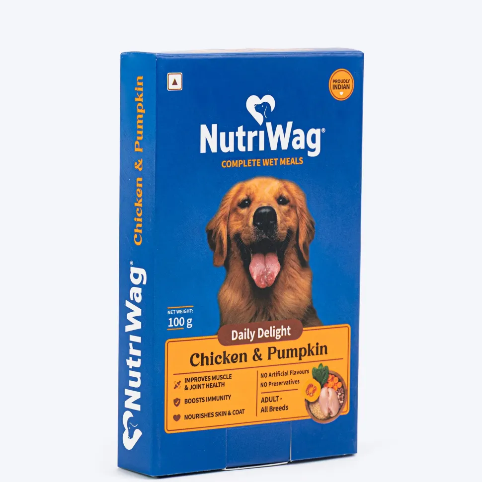 NutriWag Complete Wet Meals With Chicken, Rice & Pumpkin For Dog