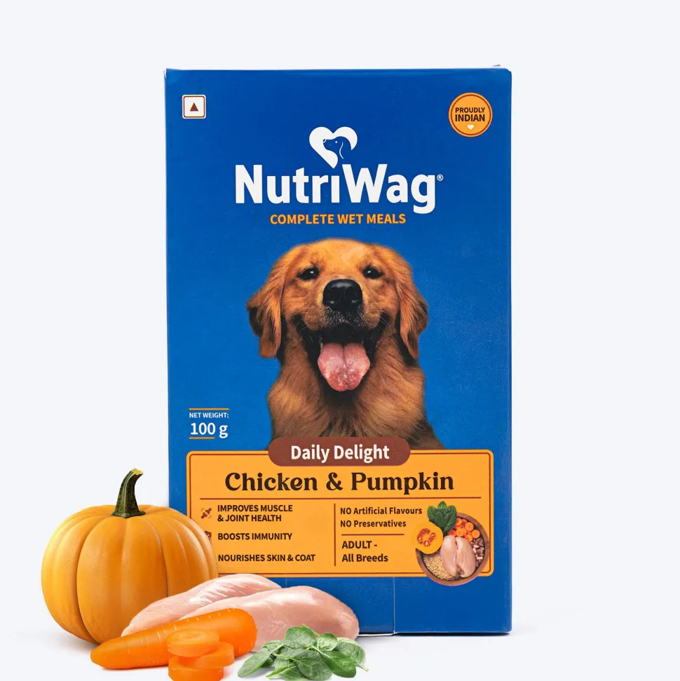 NutriWag Complete Wet Meals With Chicken, Rice & Pumpkin For Dog