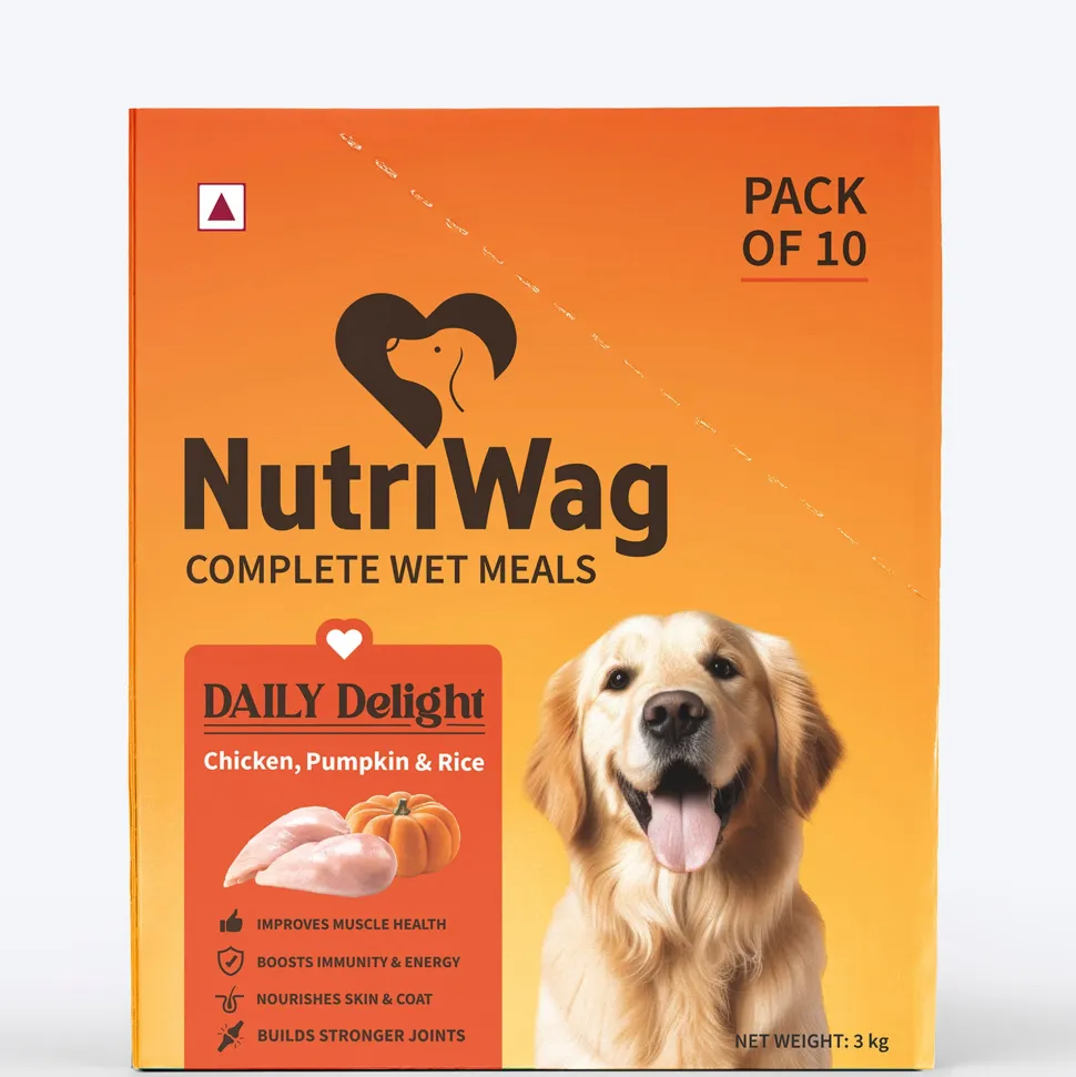 NutriWag Complete Wet Meals With Chicken, Rice & Pumpkin For Dog