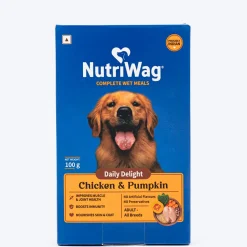 NutriWag Complete Wet Meals With Chicken, Rice & Pumpkin For Dog