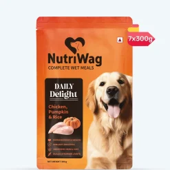 NutriWag Complete Wet Meals With Chicken, Rice & Pumpkin For Dog