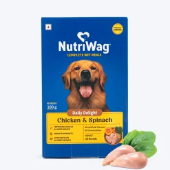 NutriWag Complete Wet Meals With Chicken, Rice & Spinach For Dog
