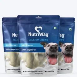 NutriWag Milk Calcium Chew Bones Treats For Dog