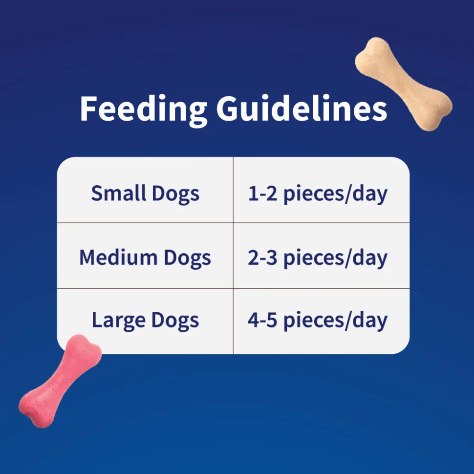 NutriWag Milk Calcium Chew Bones Treats For Dog