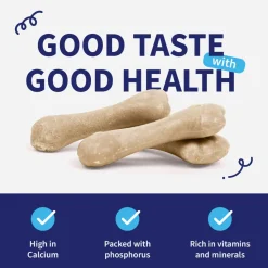 NutriWag Milk Calcium Chew Bones Treats For Dog