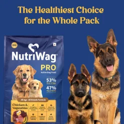 NutriWag Pro Active Chicken & Vegetable Dry Food For Dog - 20 kg
