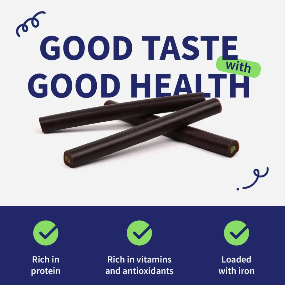 NutriWag Spinach & Cheese Duo Sticks Treats For Dog - 70 gm