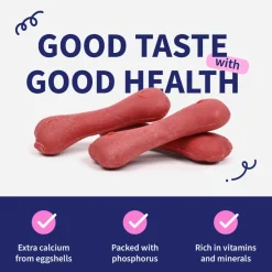 NutriWag Strawberry Calcium Chew Bones Treats For Dog