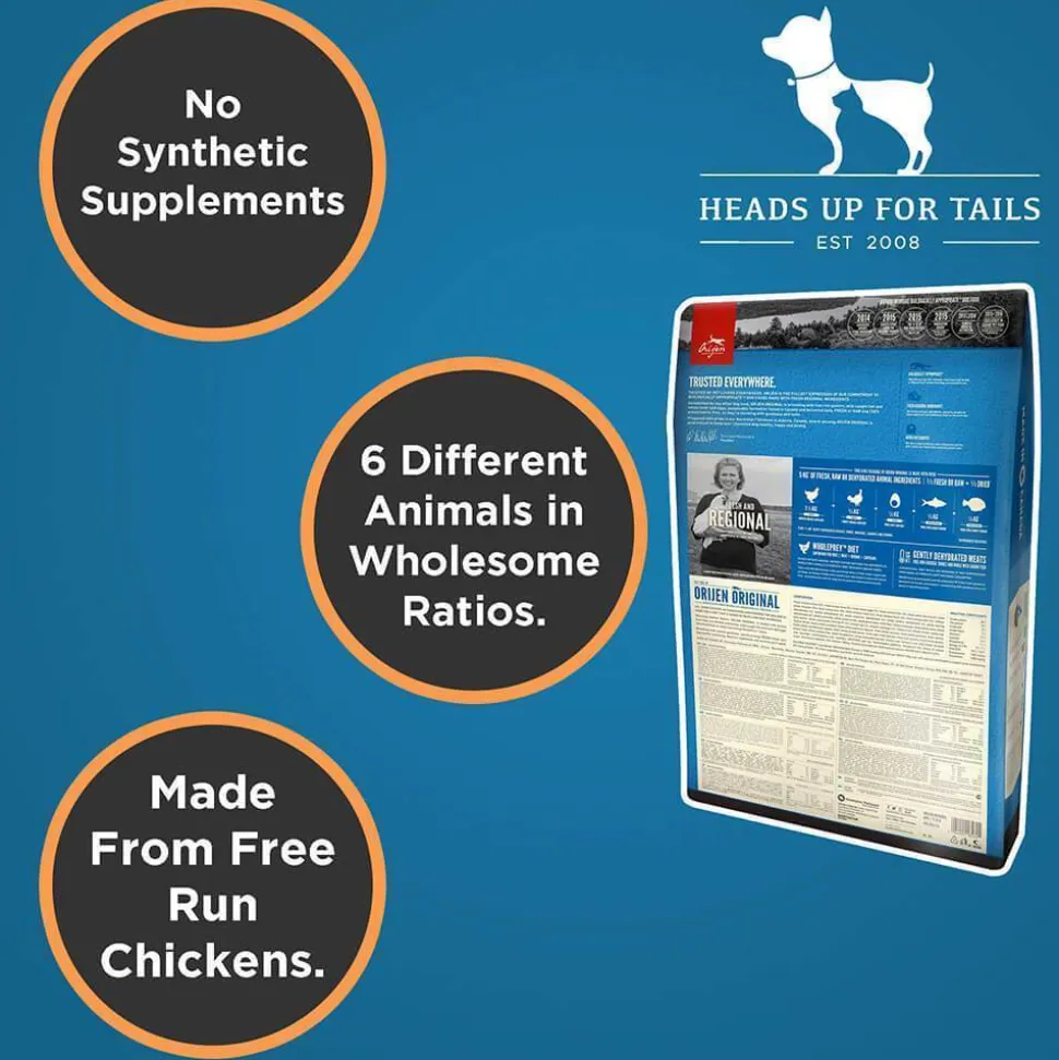 Orijen Original Grain Free Dry Dog Food (All Breeds & Ages)