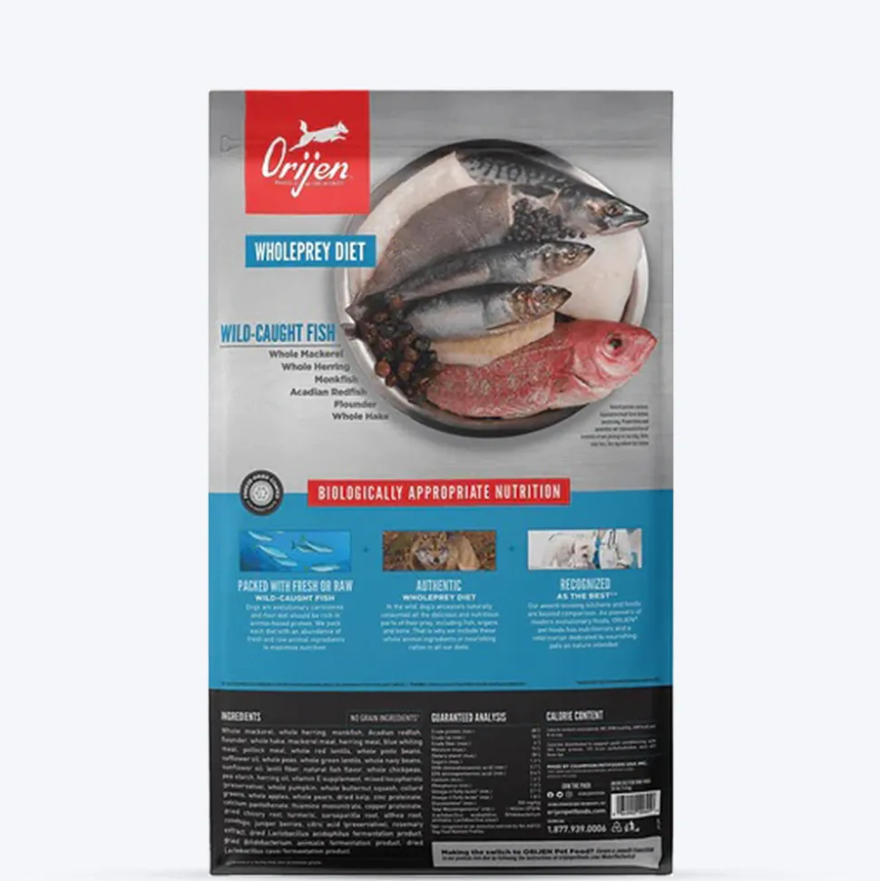 Orijen Six Fish Grain Free Dry Dog Food (All Breeds & Ages)