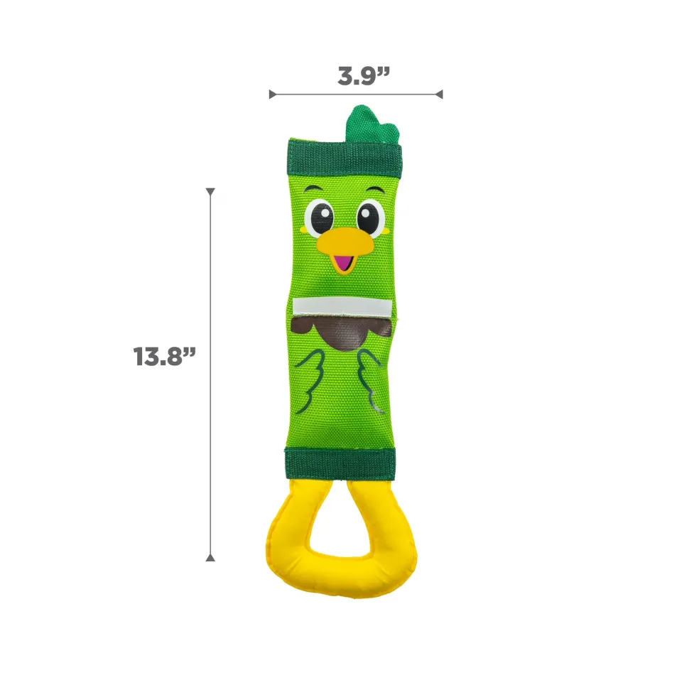 Outward Hound Mallard Fire Biterz Chew Toy For Dog - Green