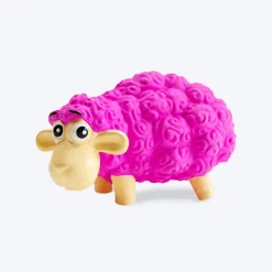 Outward Hound (Nina Ottosson) Tootiez Sheep Latex Rubber Dog Toy Pink