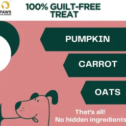 Paws For Greens Vegan Beetroot & Apple Treats For Dog - 100 gm