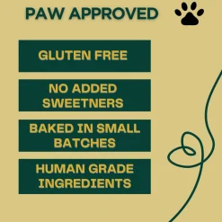 Paws For Greens Vegan Peanut Butter & Banana Treats For Dog - 100 gm