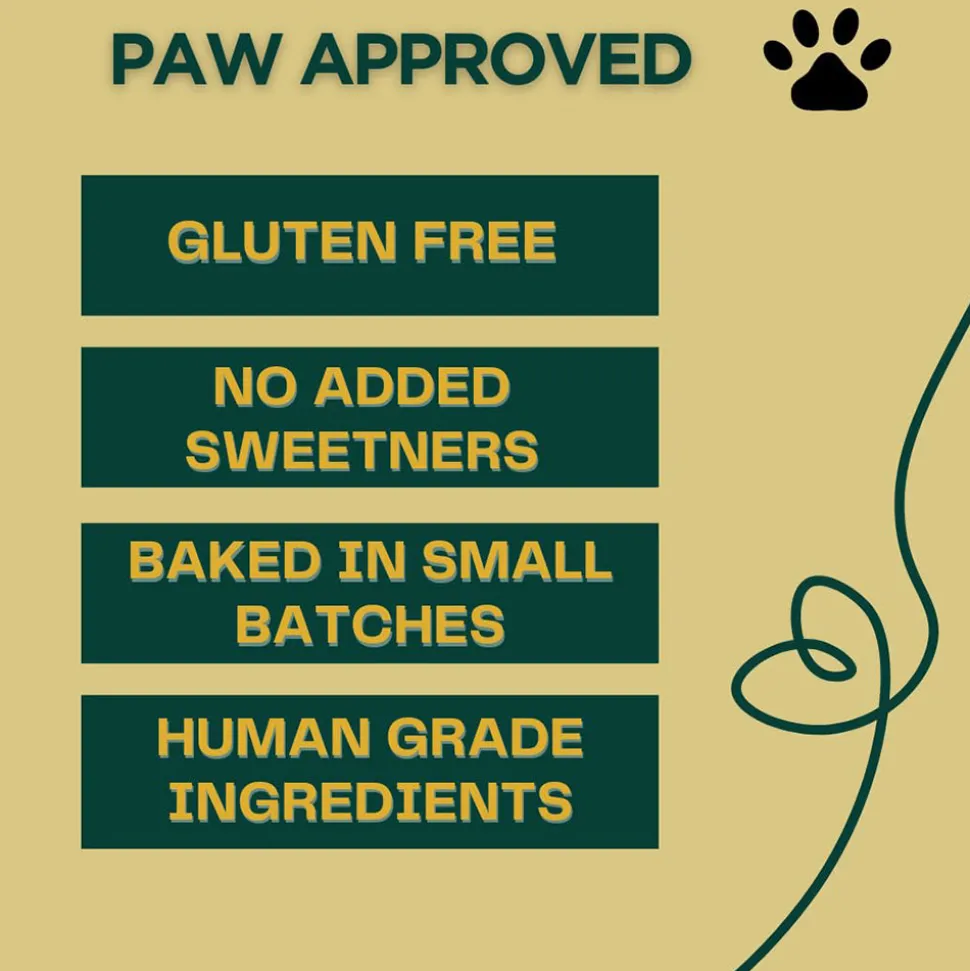Paws For Greens Vegan Peanut Butter & Banana Treats For Dog - 100 gm