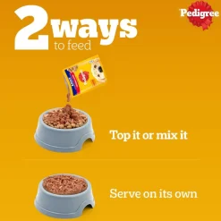 Pedigree Chicken & Liver Chunks in Gravy Adult Wet Dog Food - 70 g packs