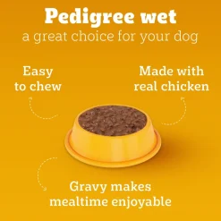 Pedigree Chicken & Liver Chunks in Gravy Wet Puppy Food - 70 g packs