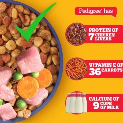 Pedigree Chicken & Milk Puppy Dry Dog Food (Contains 37 Essential Nutrients)