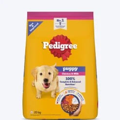 Pedigree Chicken & Milk Puppy Dry Dog Food (Contains 37 Essential Nutrients)