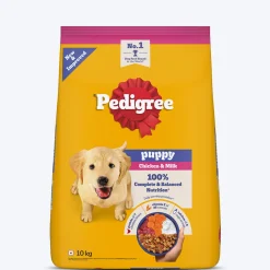 Pedigree Chicken & Milk Puppy Dry Dog Food (Contains 37 Essential Nutrients)