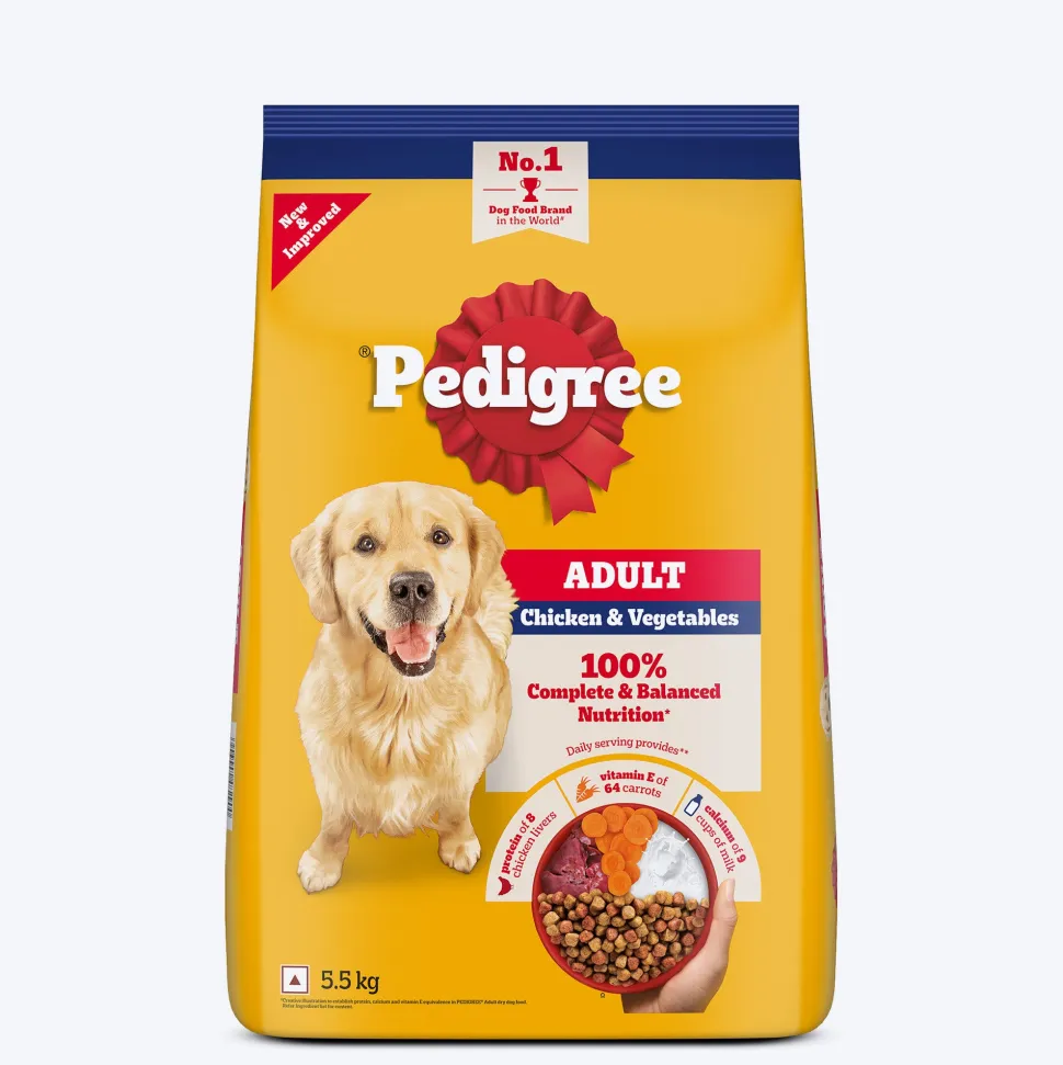 Pedigree Chicken & Vegetables Dry Food For Adult Dog