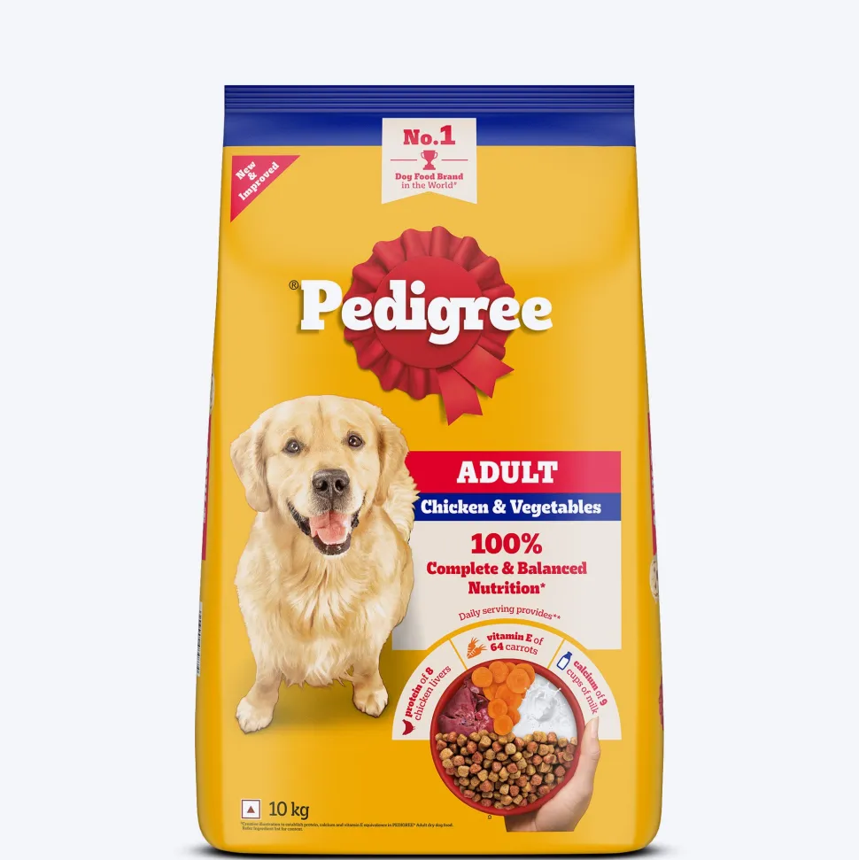 Pedigree Chicken & Vegetables Dry Food For Adult Dog