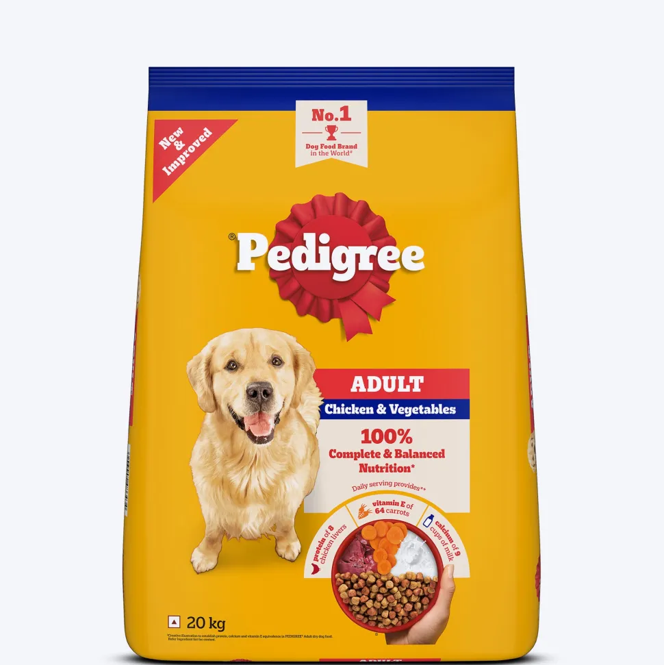 Pedigree Chicken & Vegetables Dry Food For Adult Dog