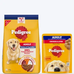 Pedigree Chicken & Vegetables Dry Food For Adult Dog