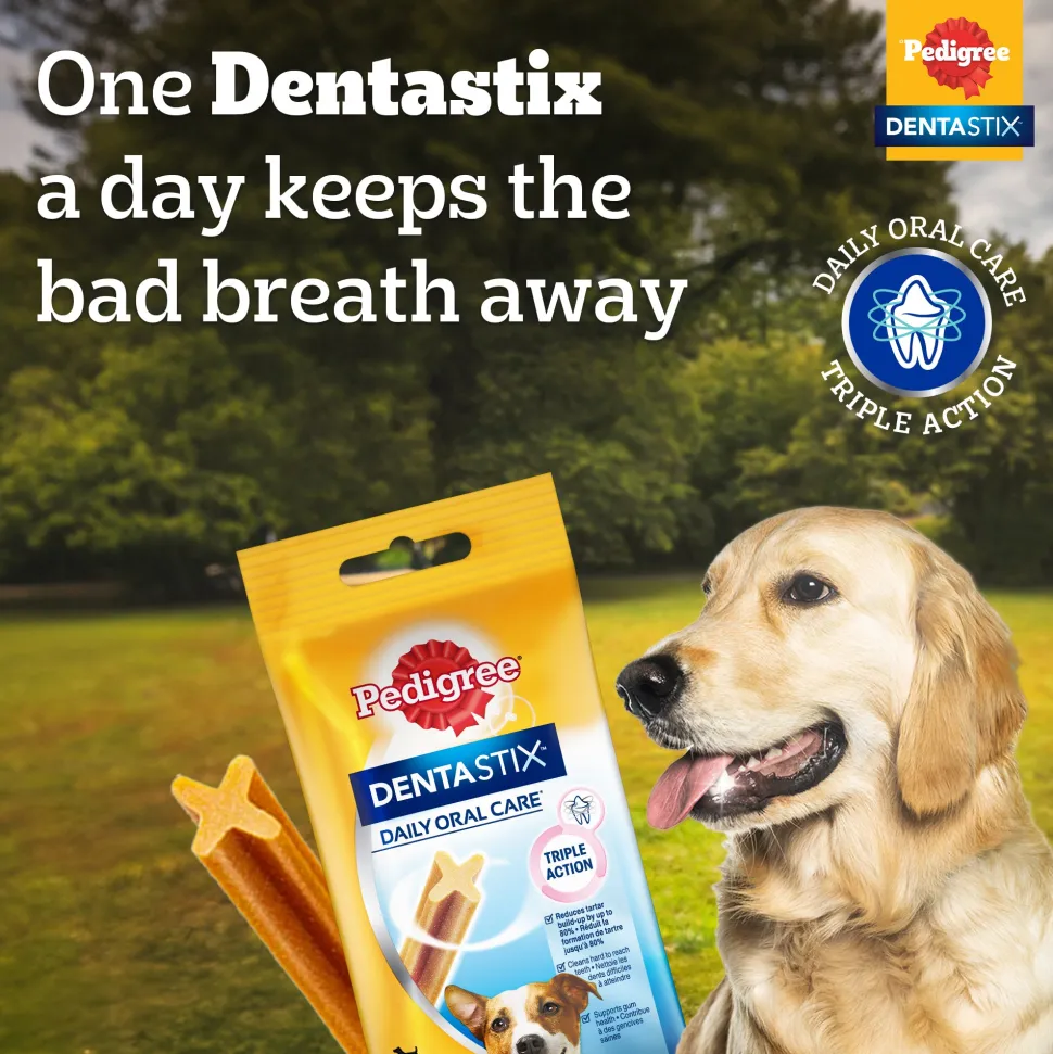 Pedigree Dentastix Oral Care Dog Treat Weekly Pack For Medium Breed - 180 g