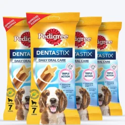 Pedigree Dentastix Oral Care Dog Treat Weekly Pack For Medium Breed - 180 g
